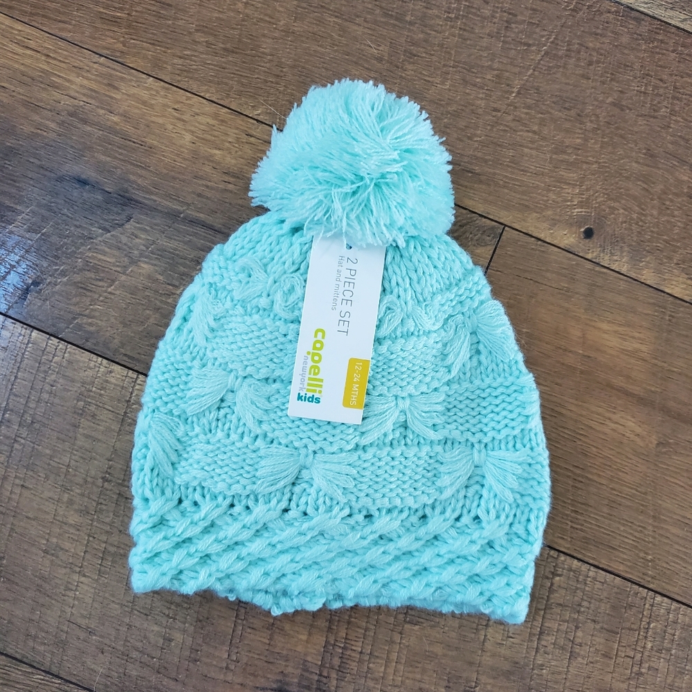 Baby Hat and mittens set